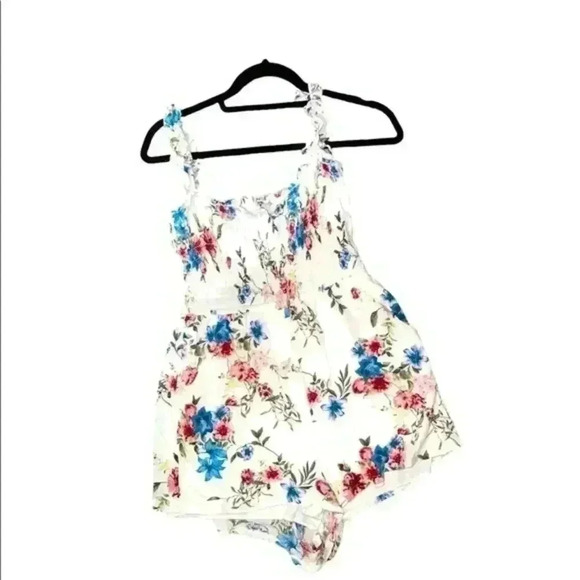 Little flower Romper with pockets - Picture 1 of 7